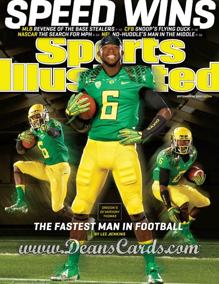 2012 Sports Illustrated - With Label   September 24  -  De'Anthony Thomas / The Fastest Man in Football / Oregon Ducks